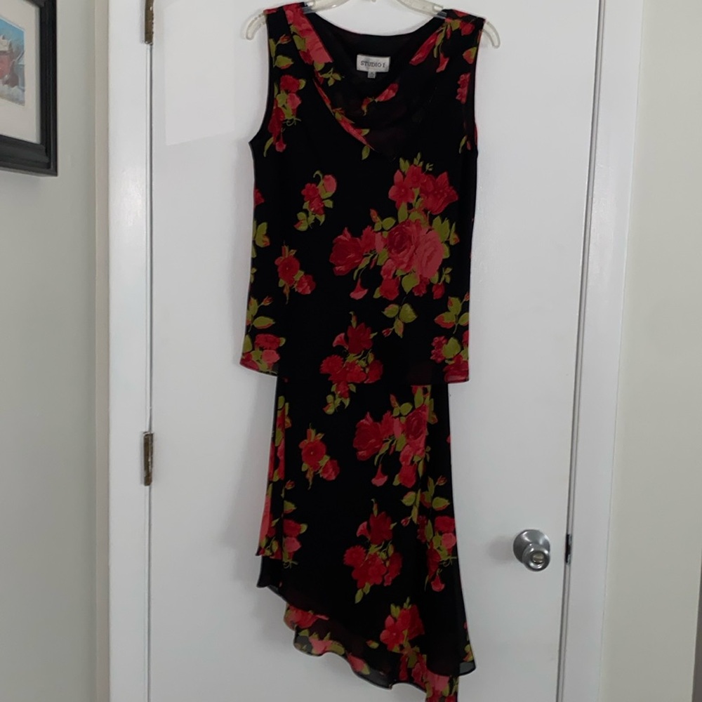 Two piece cocktail dress. Size 12